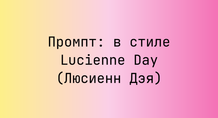 Промпт: в стиле Lucienne Day (Люсиенн Дэя)