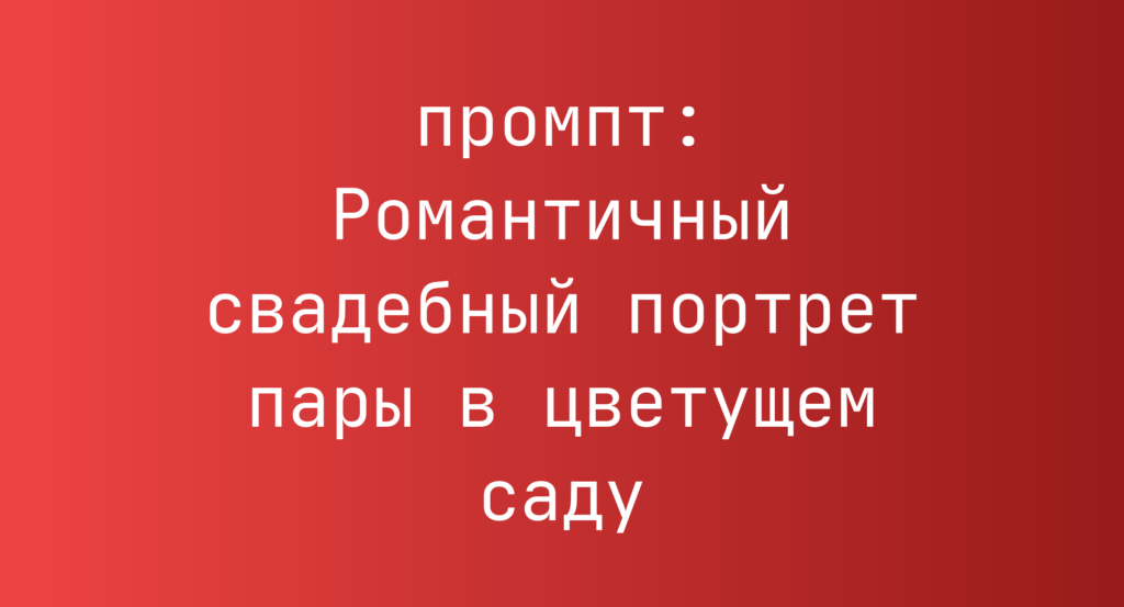 Романтичный свадебный портрет пары в цветущем саду