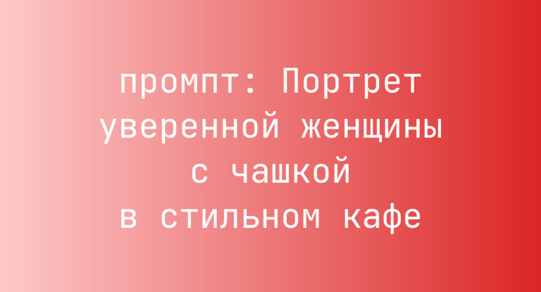 Портрет уверенной женщины с чашкой в стильном кафе