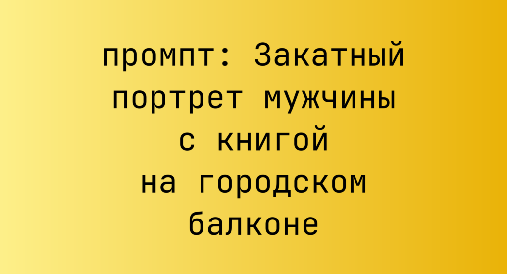 Закатный портрет мужчины с книгой на городском балконе