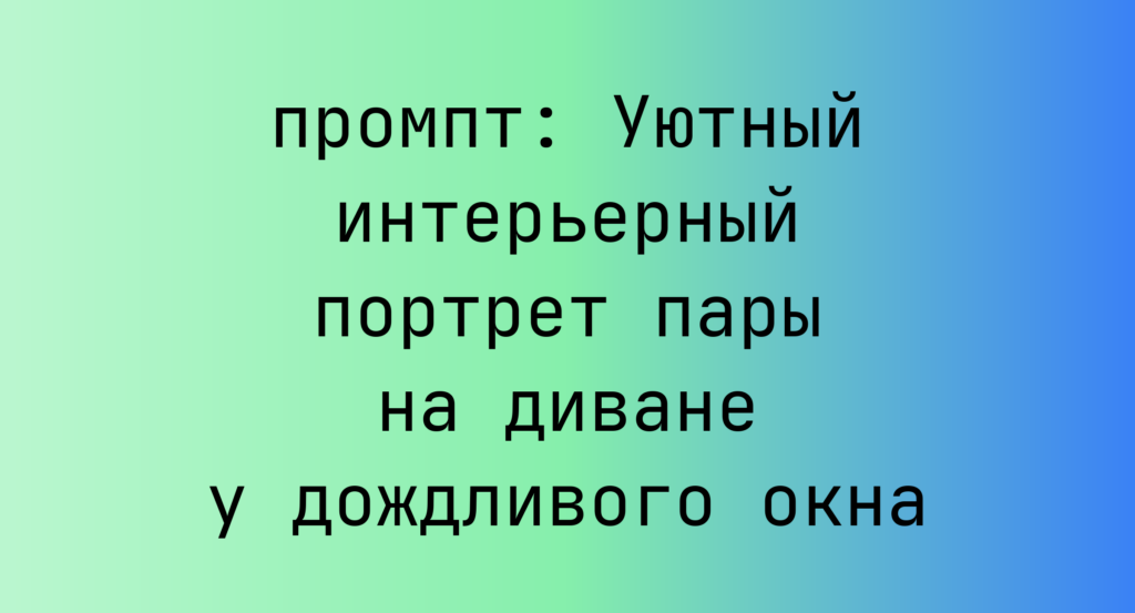 Уютный интерьерный портрет пары на диване у дождливого окна