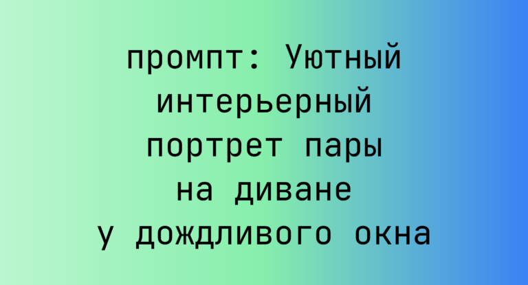 Уютный интерьерный портрет пары на диване у дождливого окна