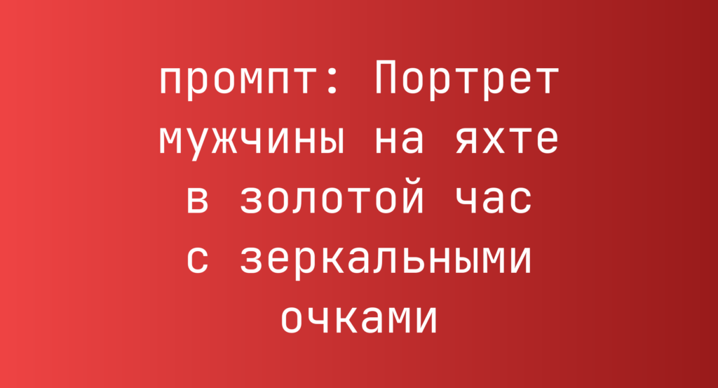 Портрет мужчины на яхте в золотой час с зеркальными очками