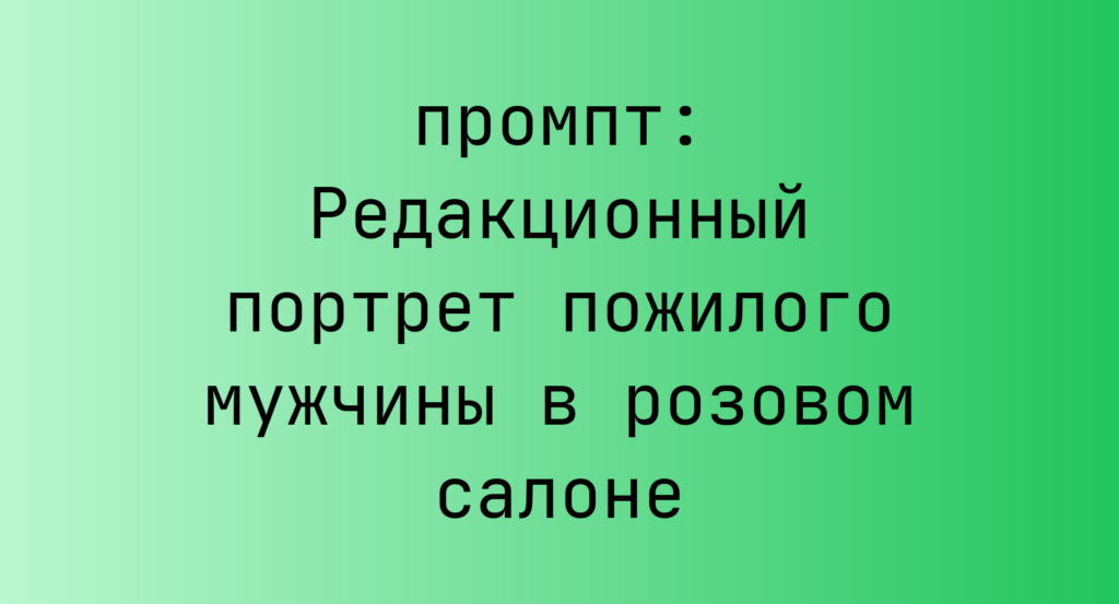 Редакционный портрет пожилого мужчины в розовом салоне