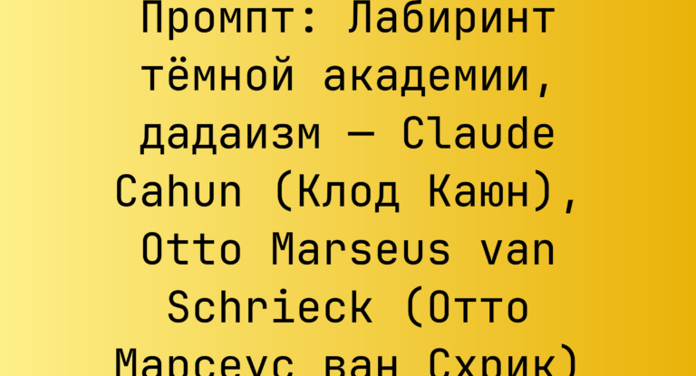 Промпт: Лабиринт темной академии, дадаизм — Claude Cahun (Клод Каюн), Otto Marseus van Schrieck (Отто Марсеус ван Схрик)