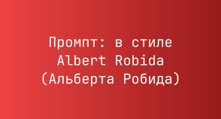 Промпт: в стиле Albert Robida (Альберта Робида)