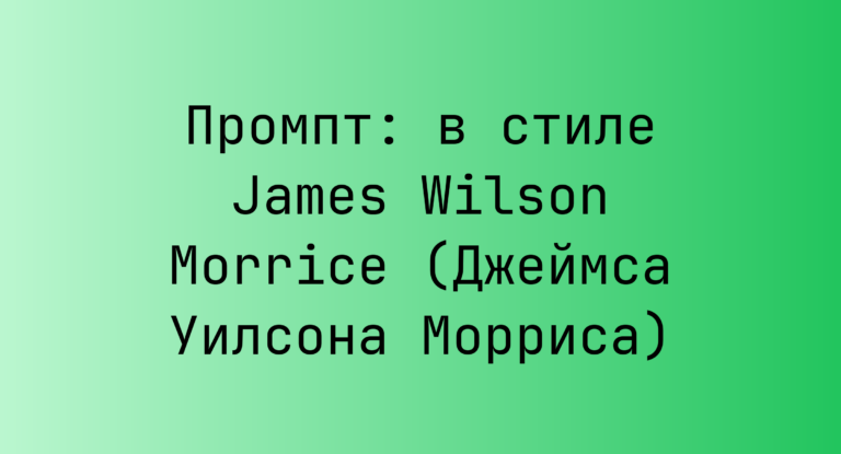 Промпт: в стиле James Wilson Morrice (Джеймса Уилсона Морриса)