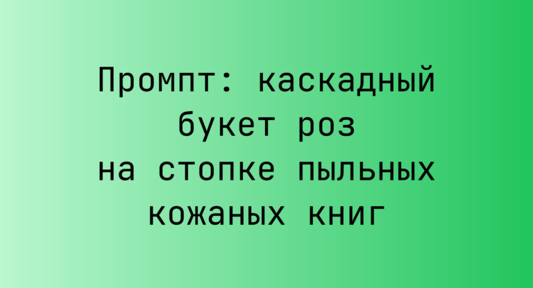 Промпт: каскадный букет роз на стопке пыльных кожаных книг