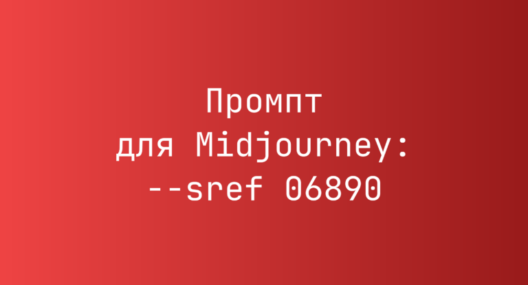 Промпт для Midjourney: –sref 06890